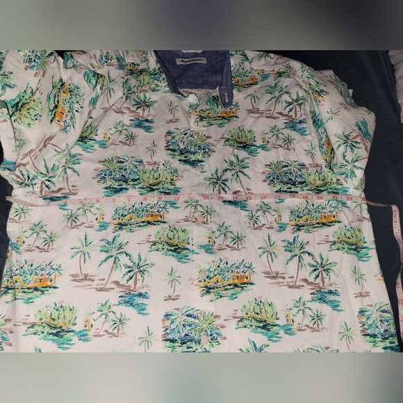 NWT Tommy Bahama - Bahama Village Woven Shirt ST325920 Cotton Continental Large - Picture 6 of 10
